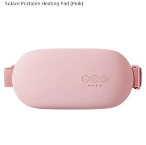 Solace, NIB, Women's, Portable Heating Pad,Adjustable Waist, 3 Modes, Color Pink